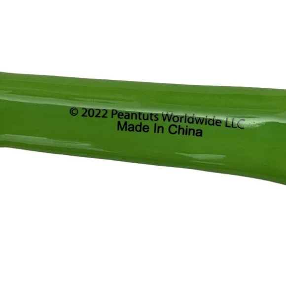 Peanuts Snoopy Spoon Rest Glazed Ceramic Functional Art Watermelon Pink Green - Picture 5 of 16